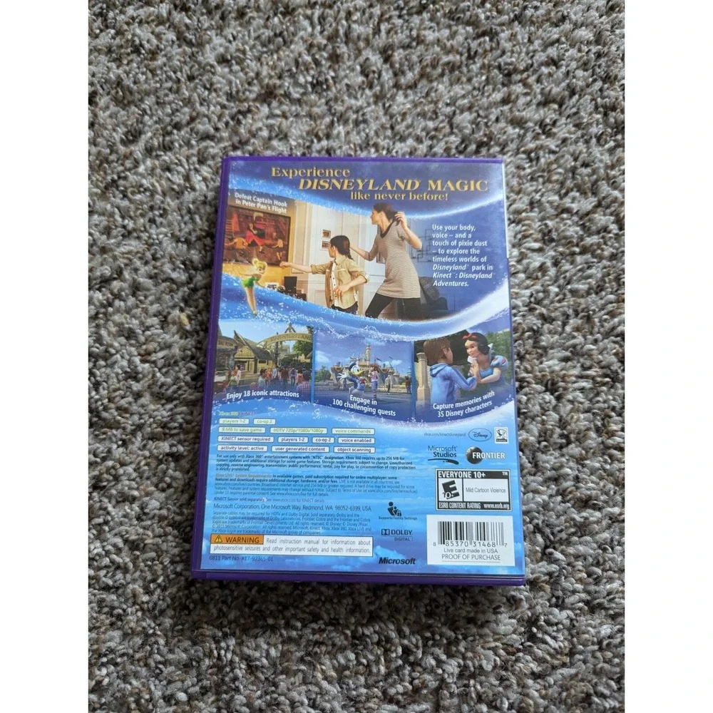 Kinect Disneyland Adventures - Xbox 360 Video Games